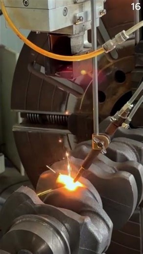 Alat las modern untuk merapikan bagian celah komponen besi yang terbuka #shorts