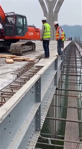 The Bridge Deck Rumbled—Then Dropped With the Excavator Still On It