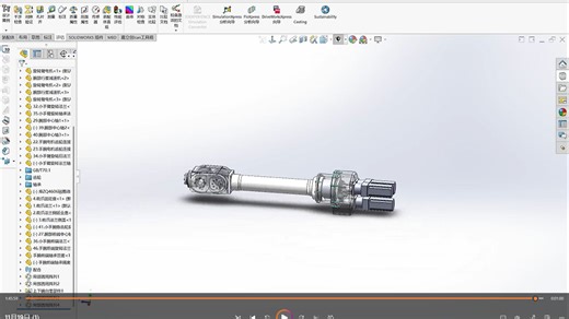 佛山大学ROBOCON兼成图大赛机械组培训之库卡六轴机器人第三集小臂（大二学弟建模版）