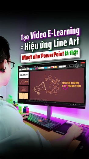 How to design super smooth line art effects using PowerPoint animation to make your e-learning vi...