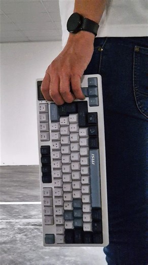 1.1K views · 11 reactions | Fancy a compact yet powerful gaming keyboard?  Meet the FORGE GK600 TKL WIRELESS SKY — featuring smooth linear mechanical switches for silent, buttery keystrokes, perfect for competitive gaming. Enjoy tri-mode connectivity and a sleek design lit up with stylish RGB effects.  Grab yours > https://msi.gm/GK600_R1 #Tenkeyless #GK600 #gamingkeyboard | MSI Gaming | Facebook