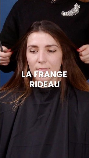 Tuto: faire une frange rideaux #formation #coiffure #diy