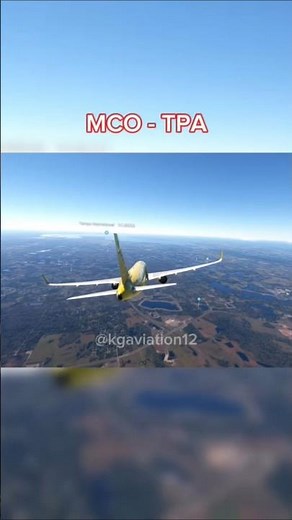 MCO - TPA | full flight MSFS2020 | #aviation #daron #spirit #aura #ogryzek #music