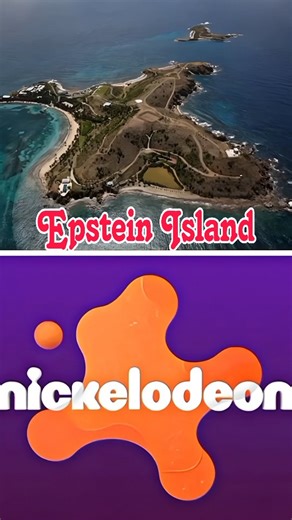 ASH | Theorist | Decoder | Reasercher on Instagram: "The Nickelodeon logo looks shockingly similar to Epstein’s Pleasure Island shape. . 🏝️ The Epstein Island temple itself has a design that resembles the classic Disney castle silhouette, and the connection gets even darker when you remember the old Pinocchio cartoon from 1948. In that movie, the villain literally says: “I collect stupid little boys… and take them to Pleasure Island.” Now people searching for “Epstein Island truth,” “Disney con