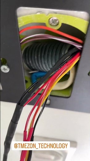 Finish the wiring work of intercom to doorbell （7）