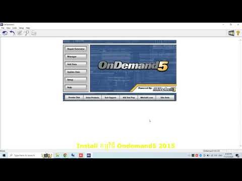 Install កម្មវិធី Ondemand5 2015 #ondemand5 #cardiagnosticsoftware #cardiagnostictool