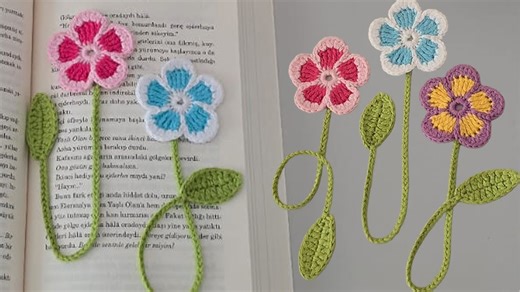 Crochet flower bookmark: A beautiful and easy DIY for beginners!