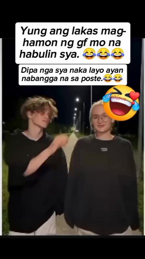 Medyo may pagka lampa ang Gf nya 😂😂😂😂 #fypviralシ #fypシ゚ #funnyreels #couple #funnyvideos #everyone #girlfriend #boyfriend #funny #running | Jinalyn Oro Aranco