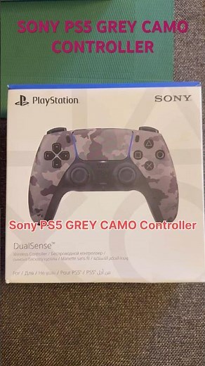 PS5 DualSense Grey Camouflage #gaming #ps5 #playstation #playstation5 #unboxing #ps5controller #camo