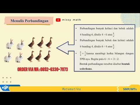 Belajar Perbandingan Kelas 7 Part 1 | Konsep Dasar Matematika SMP/MTs