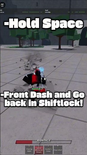 Lethal Dash Tech Guide- TSB! #roblox #thestrongestbattlegrounds #tsb #tsbg #shorts #robloxedit #sbg