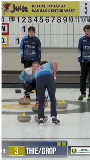 You Won't Believe This Curling Shot!