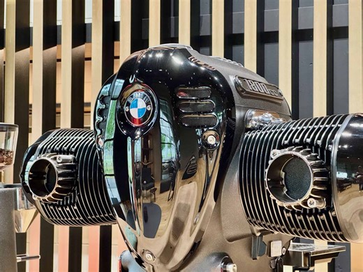 BMW’s Big Coffee Boxer: Espresso Machine Built with R 18 Motorcycle Engine Parts