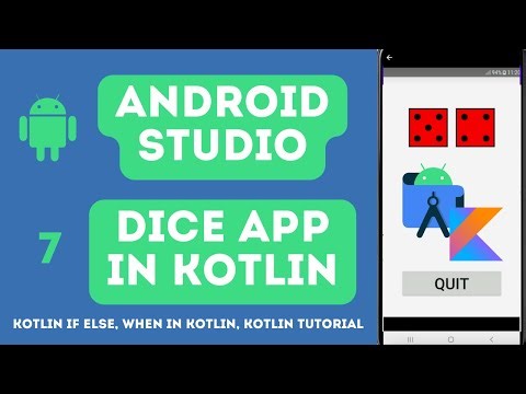 if-else statement in Android studio. Lesson 7 // Dice app in Kotlin