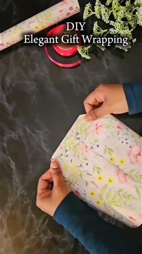 Elegant DIY Gift Wrapping 🎁 | Step-by-Step Tutorial for Unique & Creative Gift Ideas #viral #diy