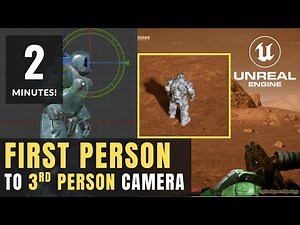 How to Switch Active Camera - First Person to 3rd Person in Unreal Engine 5
