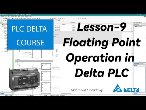 12- Floating Point Operation in DELTA PLC