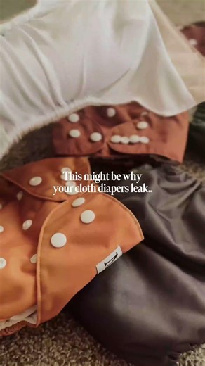 This is why your cloth diapers might leak 👇