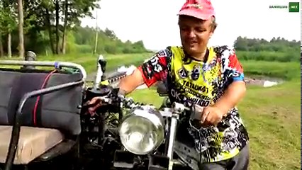 1.9M views · 22K reactions | Įspūdingas auto-motociklas Kawasaki-Golf 1.9TD! | danielius.net | Facebook