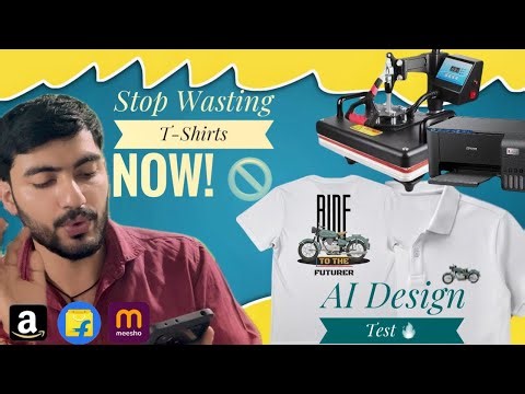 Save T-Shirts & Money 💰| AI Design Testing Before Printing | No More T-Shirt Wastage! Lucky sarawat