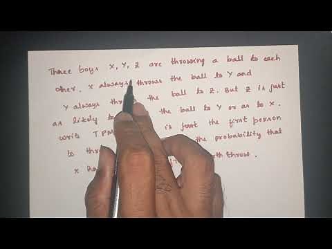 BCS301 Module 2 | Markov Chain | TPM and Probability After Fourth Throw | New Model Question Paper-I