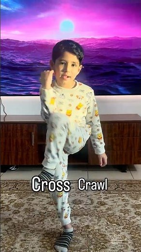 This 30-Second Cross Crawl Boosts Kids’ Focus #kidslearning