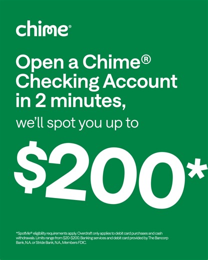 7.1K views | Get started today. | Chime | Facebook