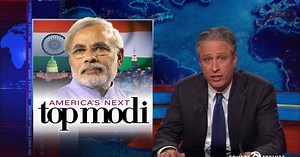 Who will be America's top Modi, asks US host Jon Stewart