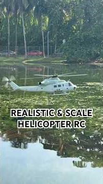 Realistically scale heli and easy to control with gps mode included! #rcheli #helicopter