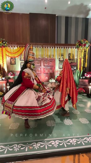 Kathakali for wedding welcome 9884436365 #dance #chendamelam | Kathakali dance phone number