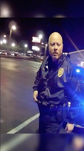 Grumpy cop starts yelling at biker and demands he take his helmet off 🤨 ‪@dipshtrid3r327‬