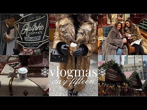 VLOGMAS ❅ family time, holidays in chicago, christmas market, shopping downtown, making breakfast