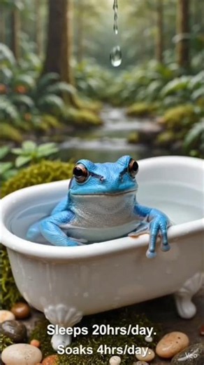 White’s Tree Frog: The World’s Chillest Frog 🐸🛁