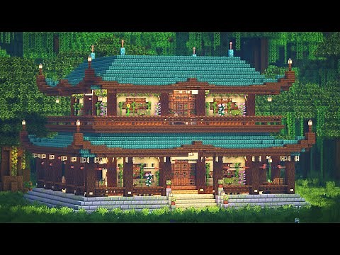 How to Build the Ultimate Japanese House + Interior in Minecraft • Tutorial