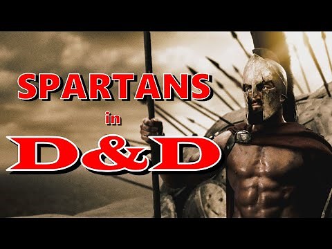 How to build a Spartan from 300 in Dungeons and Dragons (D&D 5e)