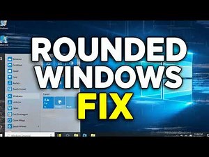 How to get rounded app borders officially in Windows 10 1