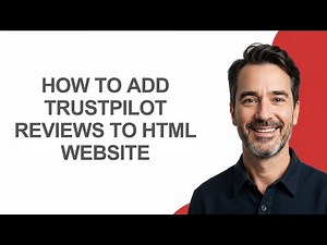 How to Add Trustpilot Reviews to Html Website - KevinHowTo