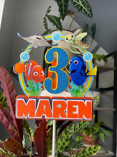 Nemo and Friends Cake Topper - Etsy
