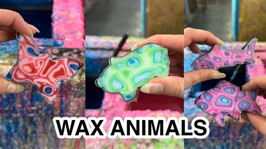 Recycling Wax Scraps Into New Creative Shapes