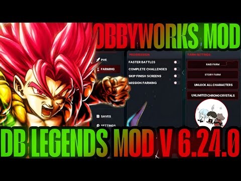 Dragon ball legends mod V 6.24.0 LobbyWorks mod 🔥