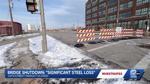 Milwaukee DPW: 16th Street bridge closed after inspection