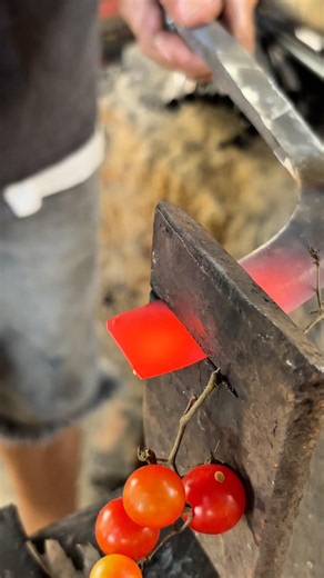 Hand Forged Rubber Tapping Chisel #blacksmith