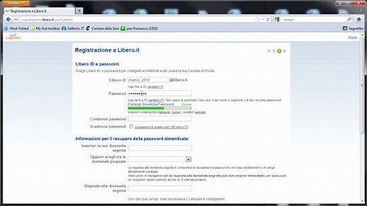 Libero Mail - Come creare un account di posta