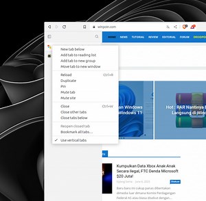 Brave Browser Dapatkan Fitur Vertical Tabs