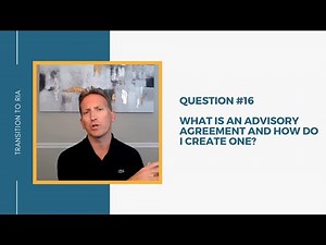 What is a Registered Investment Advisor (RIA) advisory agreement and how do I create one?