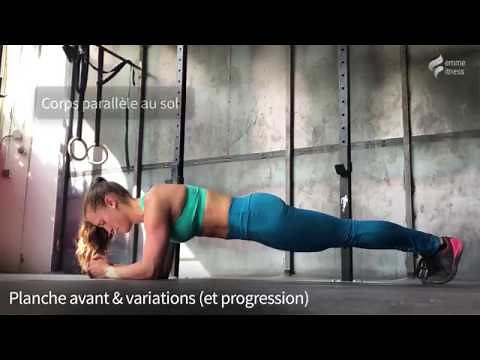 Planche avant et variations (et progression)