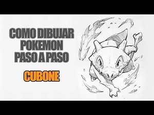 How to draw Pokemon | Cubone step by step