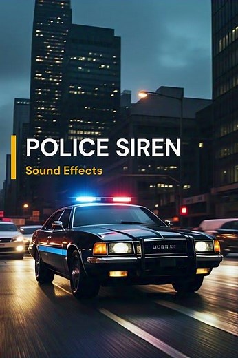POLICE SIREN sound effect