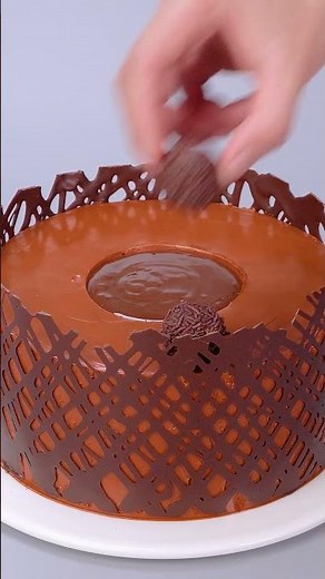 How To Make Chocolate Ball Cake Recipes #shorts #satisfying #cake