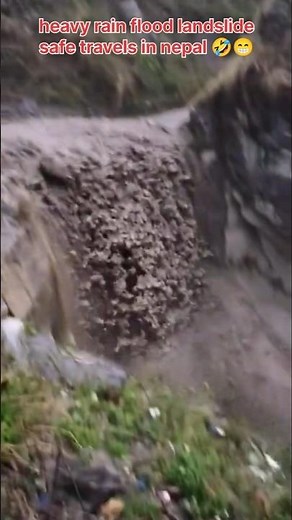 Heavy rains cause floods and landslides #travel #village #naturaldisaster #shorts